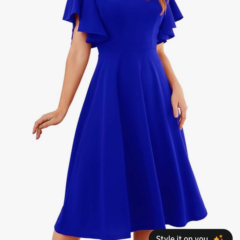 Elegant Blue Dress